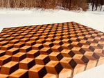 Load image into Gallery viewer, 3D Cube End Grain Cutting Board
