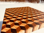 Load image into Gallery viewer, 3D Cube End Grain Cutting Board
