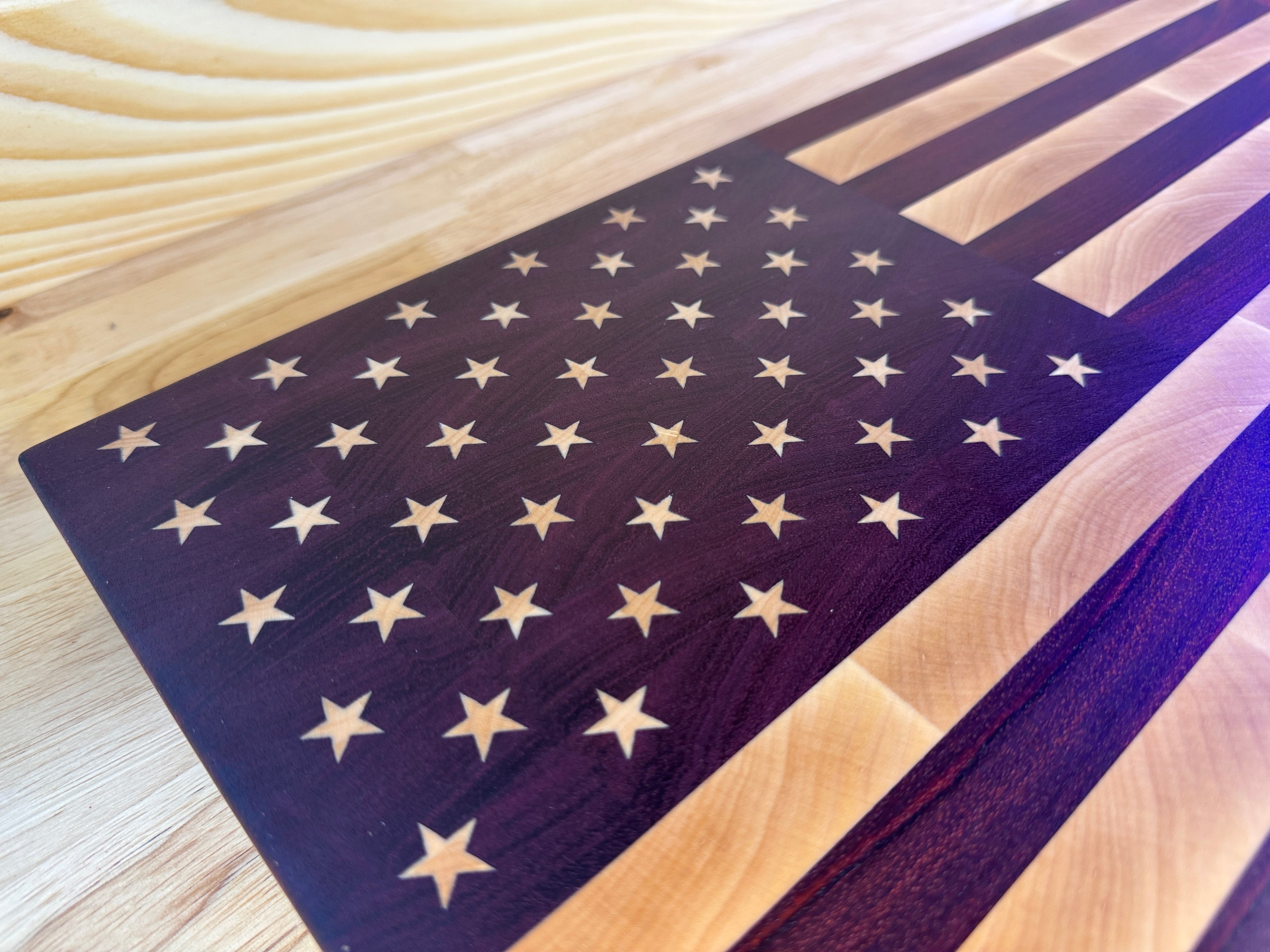 American Flag Cutting Board