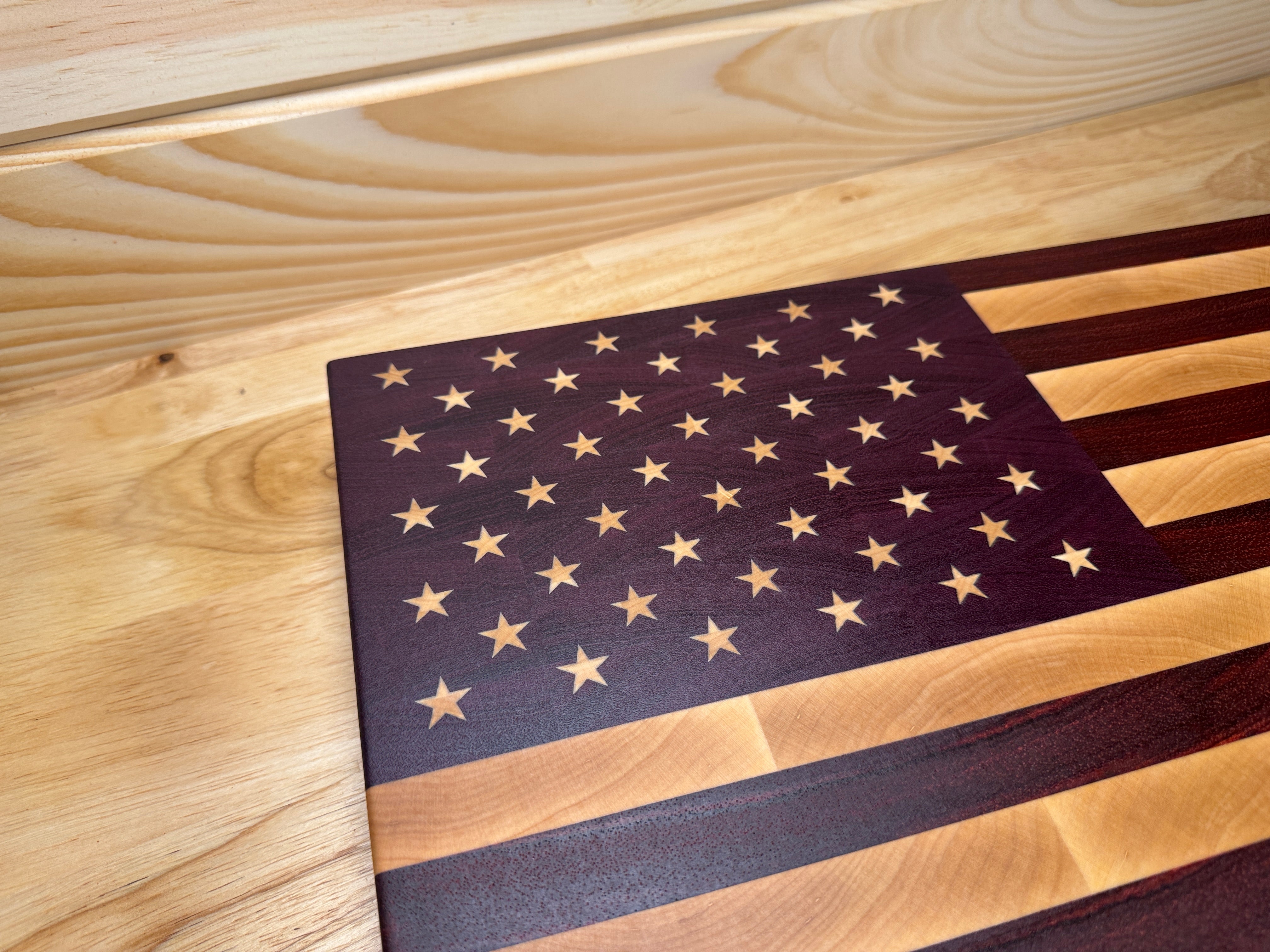 American Flag Cutting Board