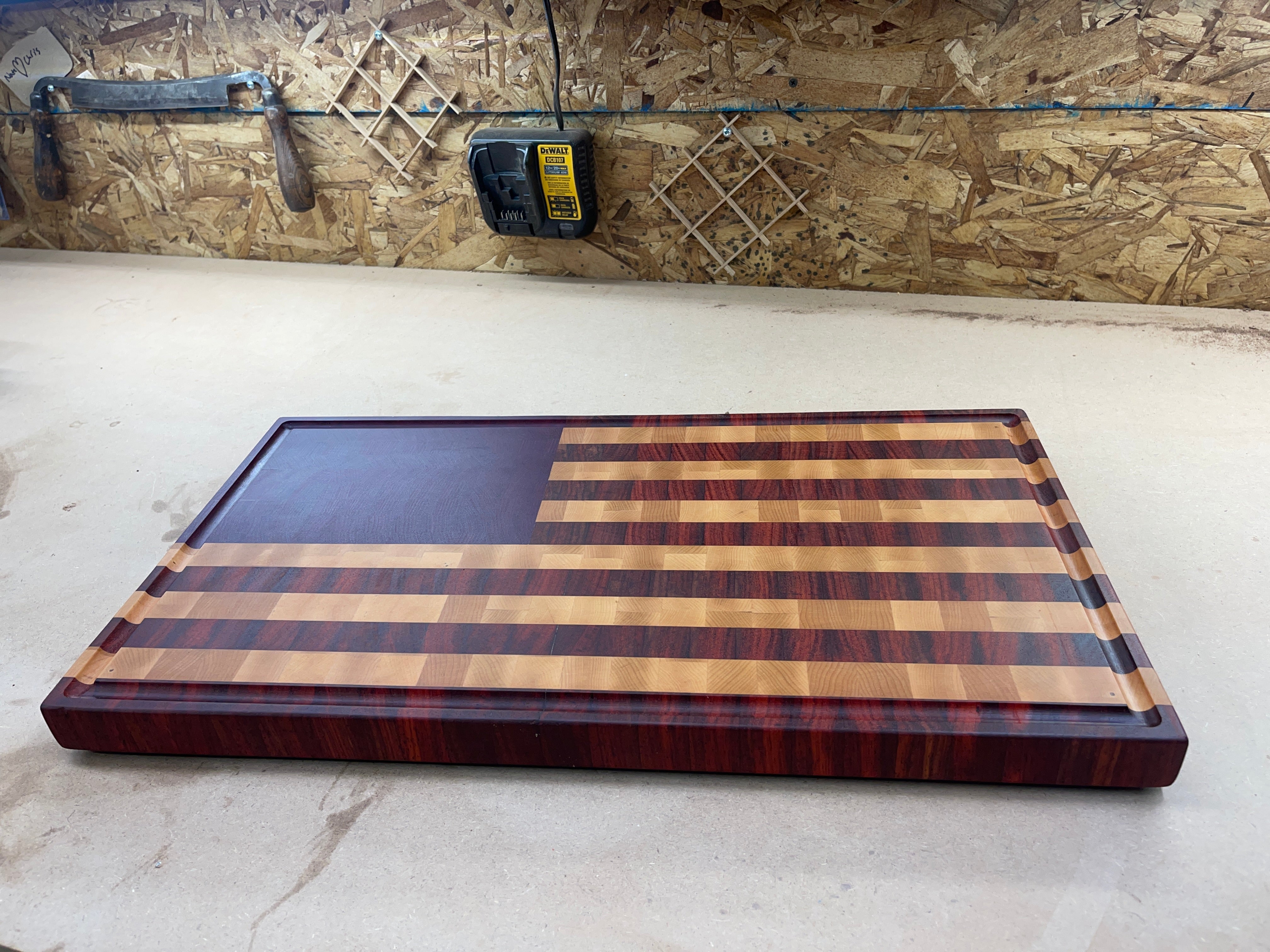 Custom American Flag Cutting Board