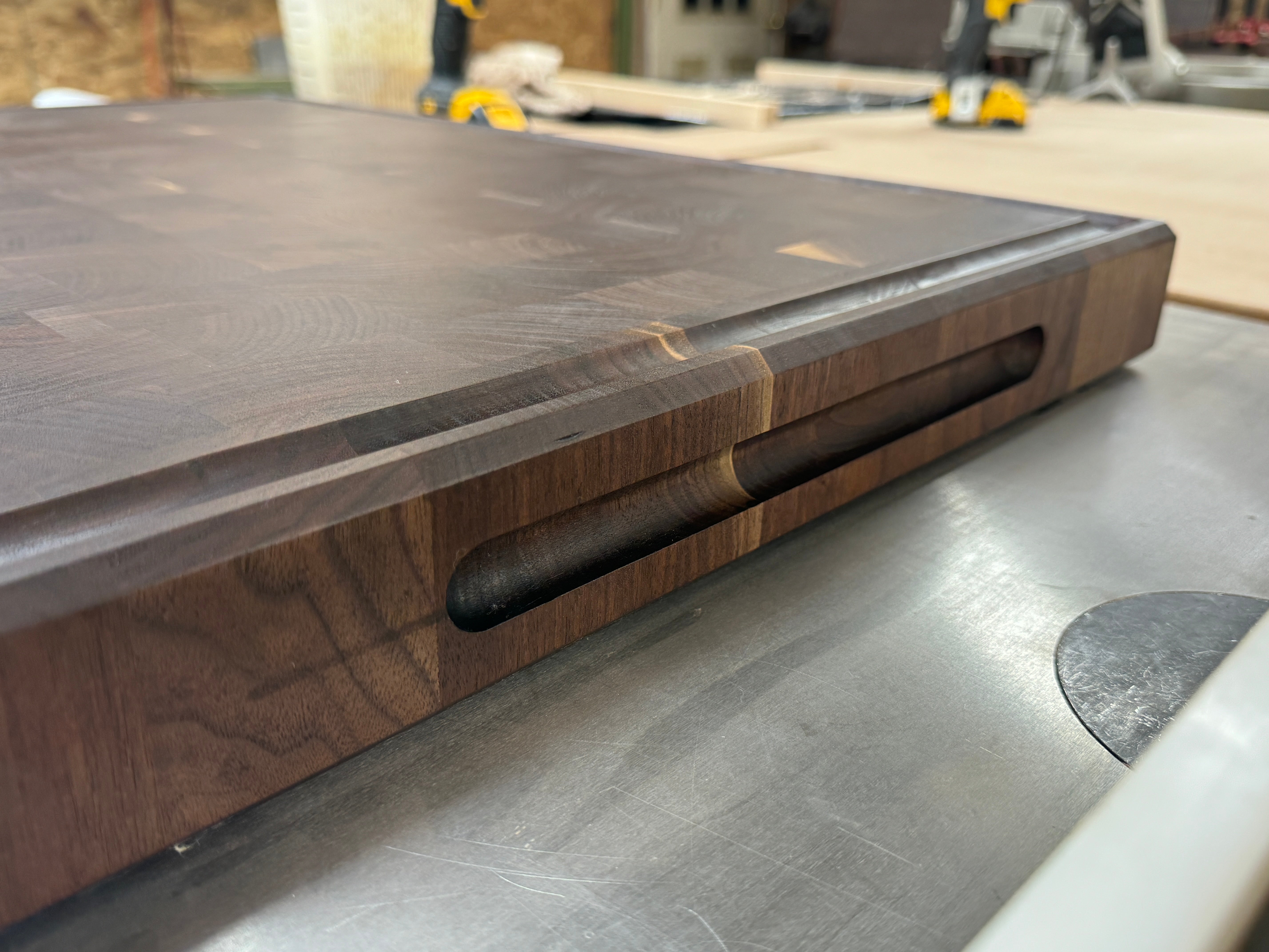 End Grain Black Walnut Butcher Block