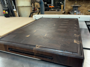 End Grain Black Walnut Butcher Block