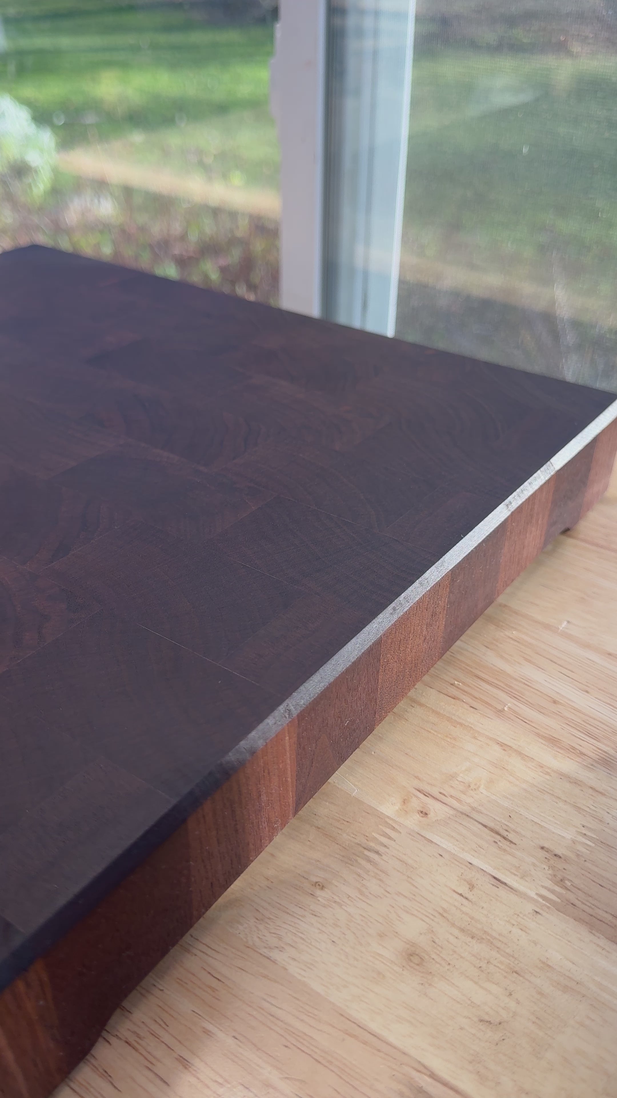 End Grain Black Walnut Board