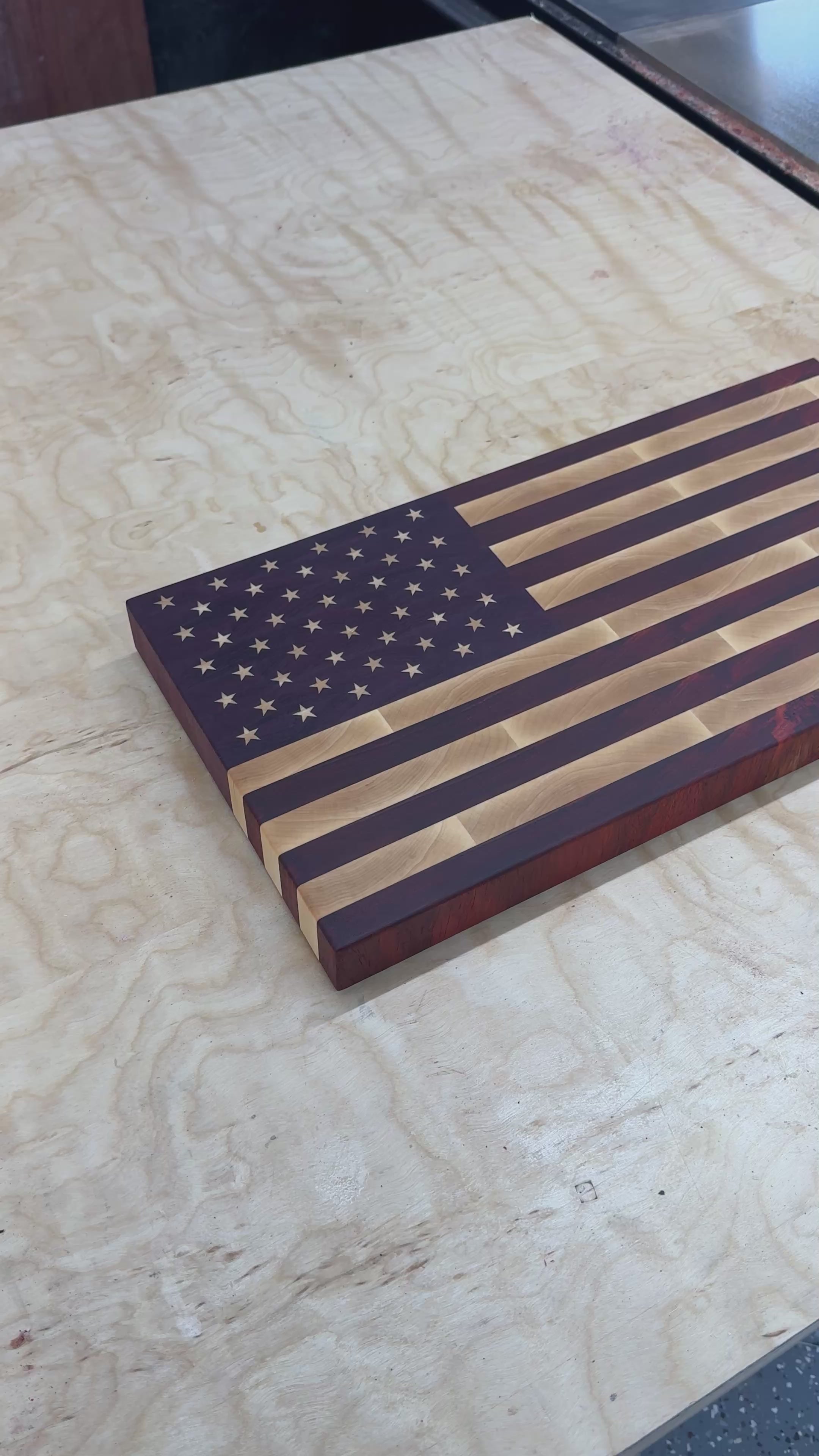 American Flag Cutting Board